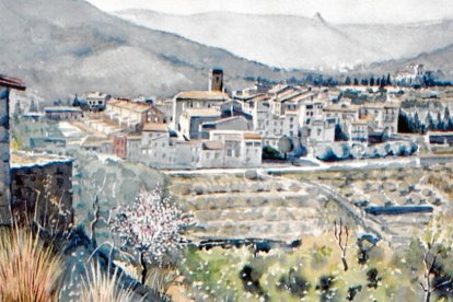 Acuarela de Duesaigües.