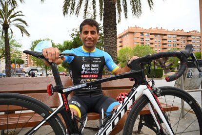 Rubén Otero es triatleta del Bikepark Torredembarra.