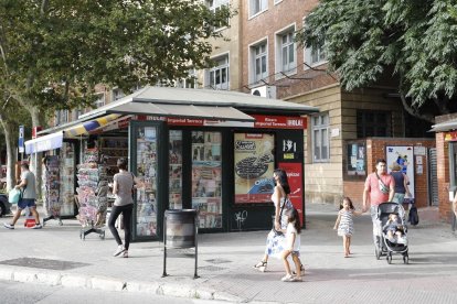 Imagen del histórico quiosco situado desde 1967 en la céntrica Plaça Imperial Tarraco.