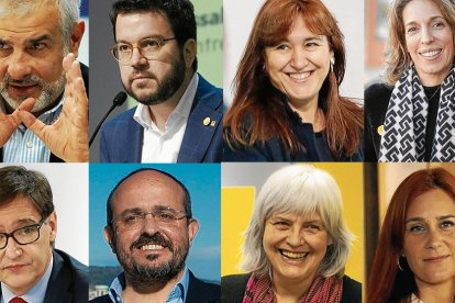 Imagen de los candidatos a las elecciones catalanas. DT