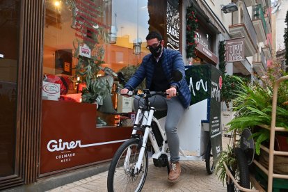 Repartos realizados con bicicletas eléctricas