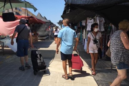 El mercadillo de El Vendrell.