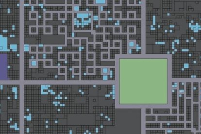 Captura del mercado inmobiliario de Decentraland.