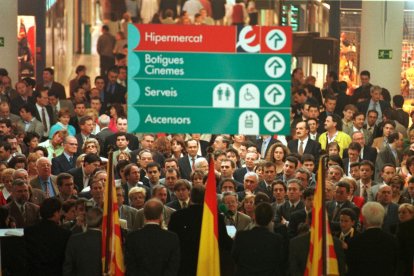 Autoridades el día de la inauguración.