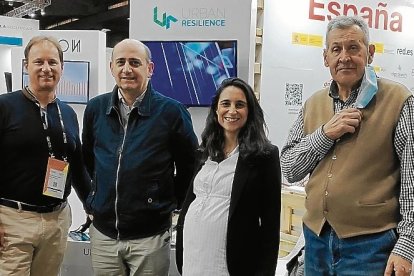 Desde la izquierda, Mariano Rubio, Josep Maria Altafaja, Anna Cebrián y Jordi Sala.