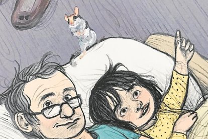 Padre e hija de ‘La lista mágica de animales’.
