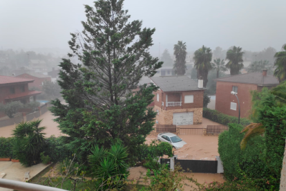 Tarragona, afectada por las lluvias.