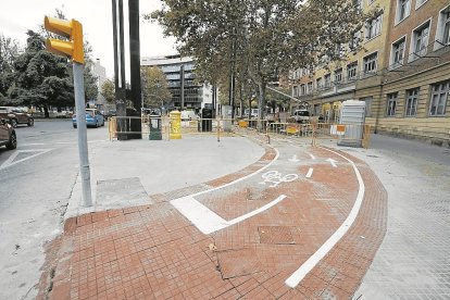 Últimos retoques en la Imperial Tarraco. PERE FERRÉ