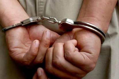 Imagen de archivo de un detenido.