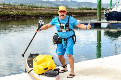 Antonio de la Rosa ha estado navegando estos días por Tarragona.