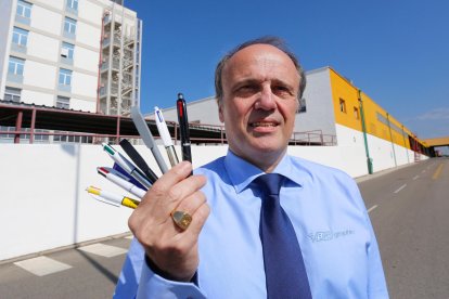 Marc Rugi, vicepresidente de Bic Graphic, en Tarragona.
