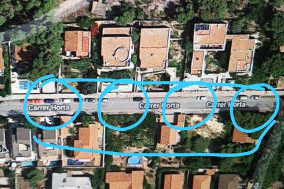 Ubicación de la estructura fortificada en la actualidad.