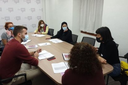 Una de las reuniones para debatir sobre el protocolo.