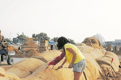 Recreación de Gulliver en Ashkelon (Israel).