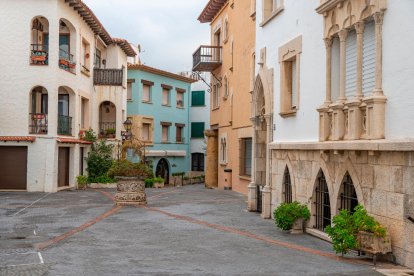 Una de las calles del Roc de Sant Gaietà.