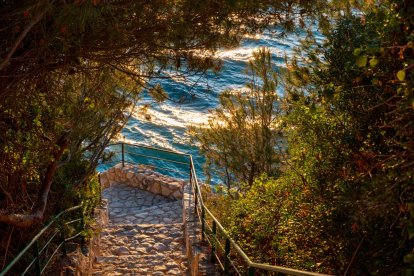 Escaleras del Camí de Ronda.
