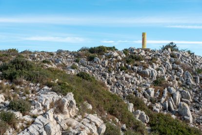 La cumbre de la montaña.
