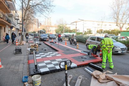 Los cambios aplicados recientemente en la avenida de la Salle.