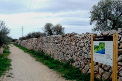 La Vía Augusta de El Vendrell conserva pavimento original.