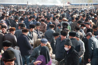 Habitantes de la ciudad. La cultura uigur es parte integral de la identidad de Kashgar.