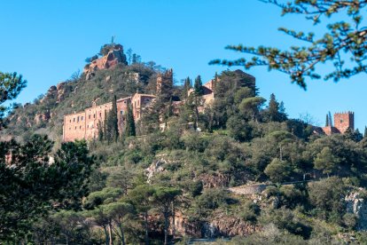 Visión del conjunto desde la carretera de acceso.