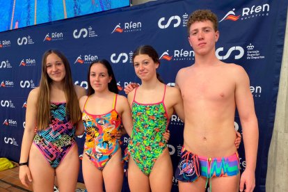 El equipo de natación del Club Natació Tàrraco, formado por María Huertas y Martina Sánchez, en categoría Júnior, y por Ona Rosell y Martí Rosell, en categoría Infantil, se desplazaron a Palma para participar en el Campeonato de España.