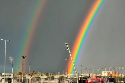 El arco iris en Reus.