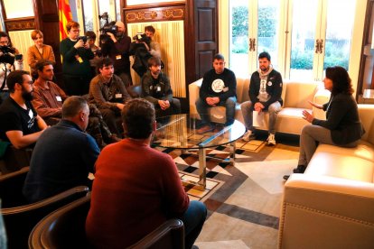 La reunión con Erra en el Parlament.