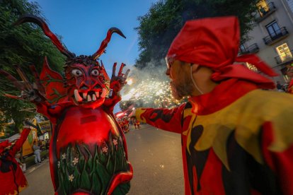 El Bitxo del Torrent Mitger de Terrassa en la Rambla.