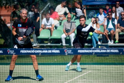 Enric Sanmartí y Guillem Figuerola durante la final.