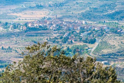 Ulldemolins visto desde la ermita.