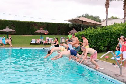 El salto en el CT Monterols.