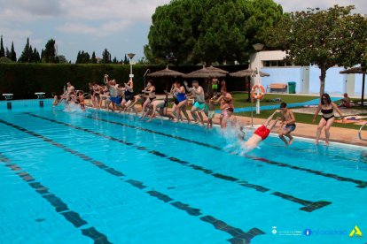 Las piscinas municipales de L’Aldea fueron escenario de la jornada.