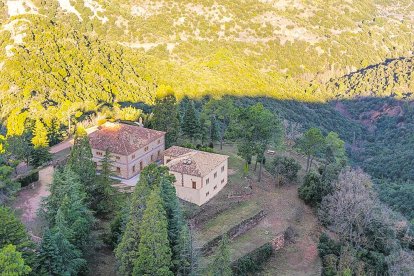 La casa forestal de La Pena.