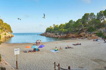Cala Calafató, en L'Ametlla de Mar.