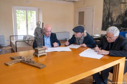 De izquierda a derecha, Manuel Callao Costa, Jordi J. Romera y Joan Planellas.