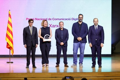 Premi Nacional de Comunicació Digital:La Xarxa+, per ser la primera plataforma OTT de continguts audiovisuals en català, gratuïta i d’abast nacional.