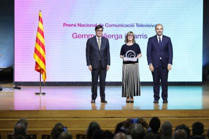 Premi Nacional de Comunicació Televisiva:Gemma Nierga i Barris, pel seu estil comunicatiu empàtic, intel·ligent i profundament respectat.