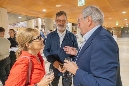Natàlia Rodríguez, Toni Piqué i Robert Serentill, editor de ‘Segre’