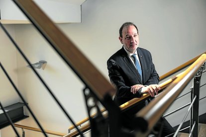 Espadaler, en las instalaciones del ‘Diari de Tarragona’.