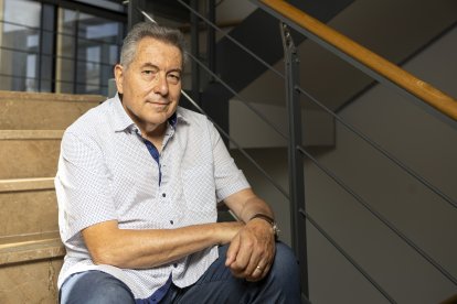 Daniel Pi, antes de la entrevista en la sede del 'Diari de Tarragona'.