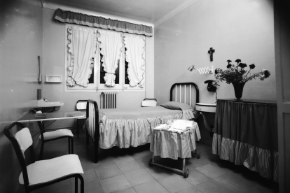 Antigua habitación de la Clínica Monegal.