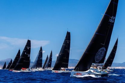 Una de las regatas disputadas en la Copa del Rey de vela.