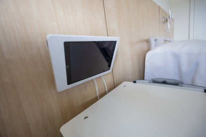 Las tablets en las habitaciones.