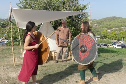 La representación de un duelo