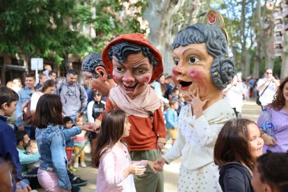 La tradicional Baixada dels Elements del Seguici.