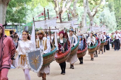 La tradicional Baixada dels Elements del Seguici.