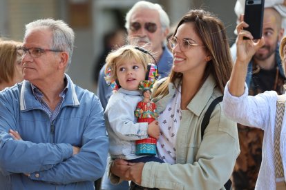 La tradicional Baixada dels Elements del Seguici.