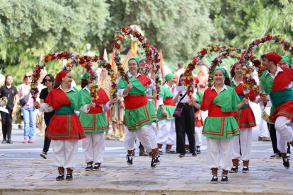 La tradicional Baixada dels Elements del Seguici.