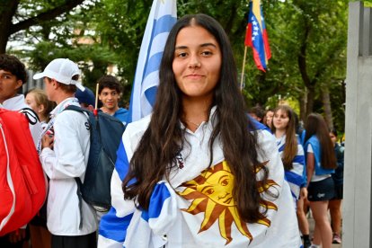 La cambrilense ‘Mimi’ Morales juega con la selección femenina de Uruguay.